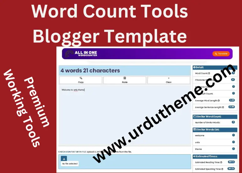 Word Counter Tool