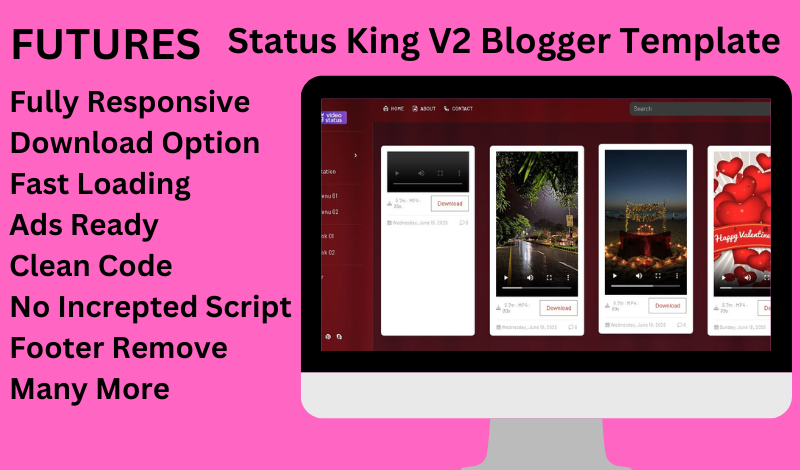 Status King Blogger Template