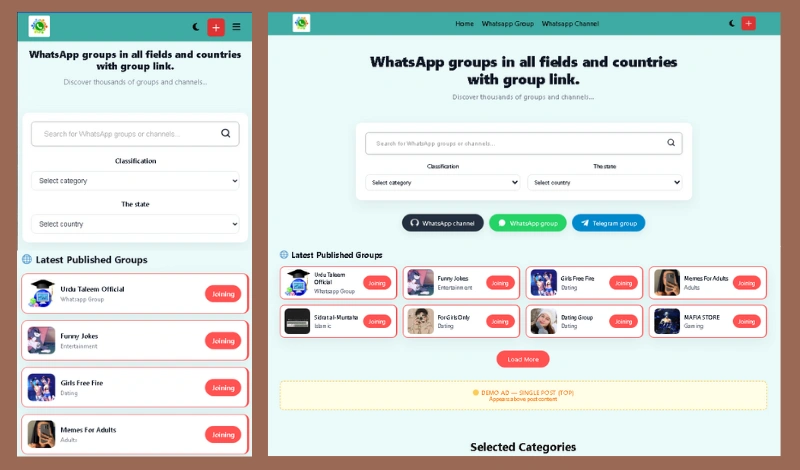 Group Links - WordPress Group Share Theme Group Share Theme