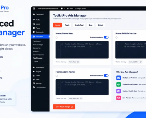 ToolKit Pro – Multi Tool, SEO Tools & Web Tools WordPress Theme for Online Tools Websites
